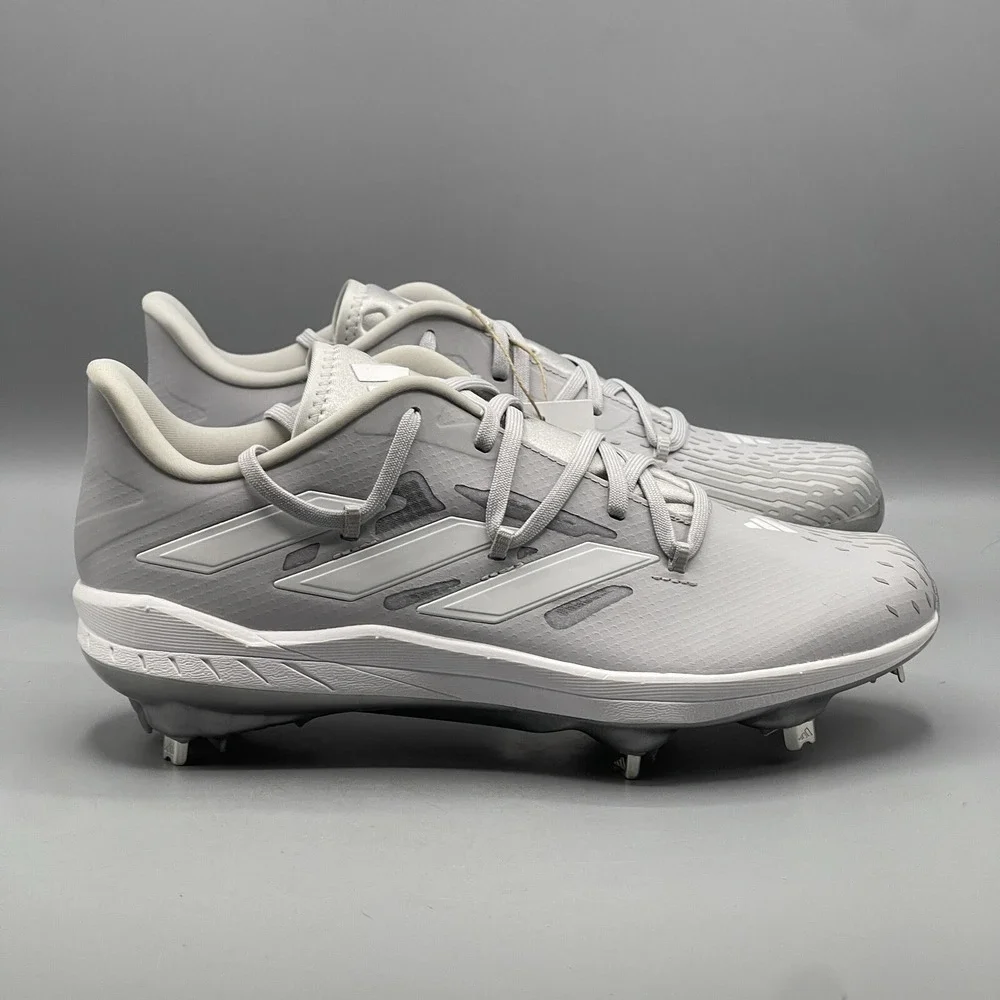 Adidas Baseball‎ Cleats Men's 7.5 Metal adizero Afterburner 9 Silver IG2311 NEW